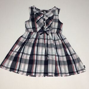 Nautica Navy Plaid Dress Girls 2T